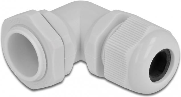 Actual product image Delock Cable gland 90° angled PG16 gray