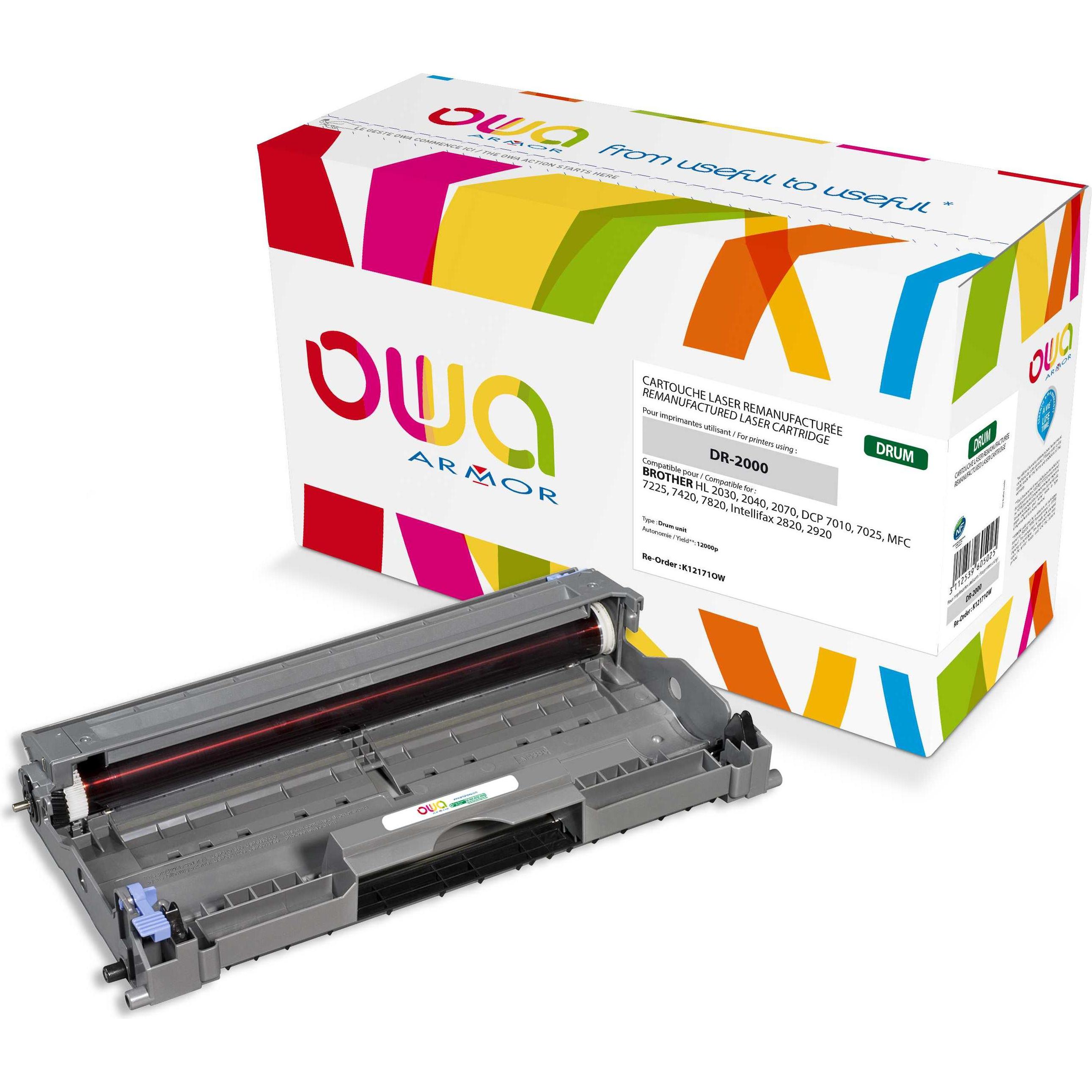 Armor OWA, Toner, OWA Drum comp. Brother DR-2000 (12000 p.) (FC)