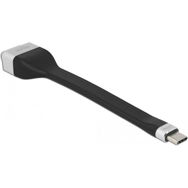 Thumbnail - Delock FPC Flachbandkabel USB Type-C™ zu VGA (DP Alt Mode) 13 cm (0.13 m), Netzwerkkabel