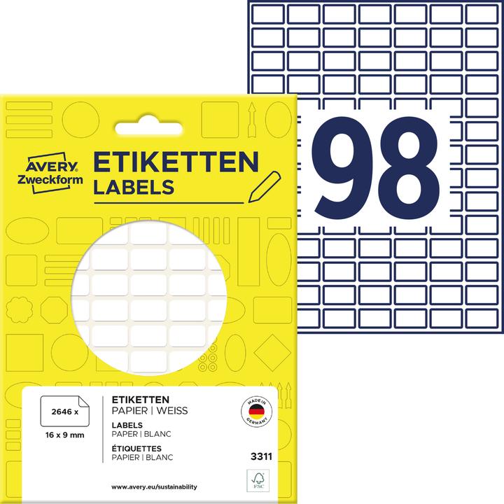 Image du produit Avery Étiquettes à usage multiple