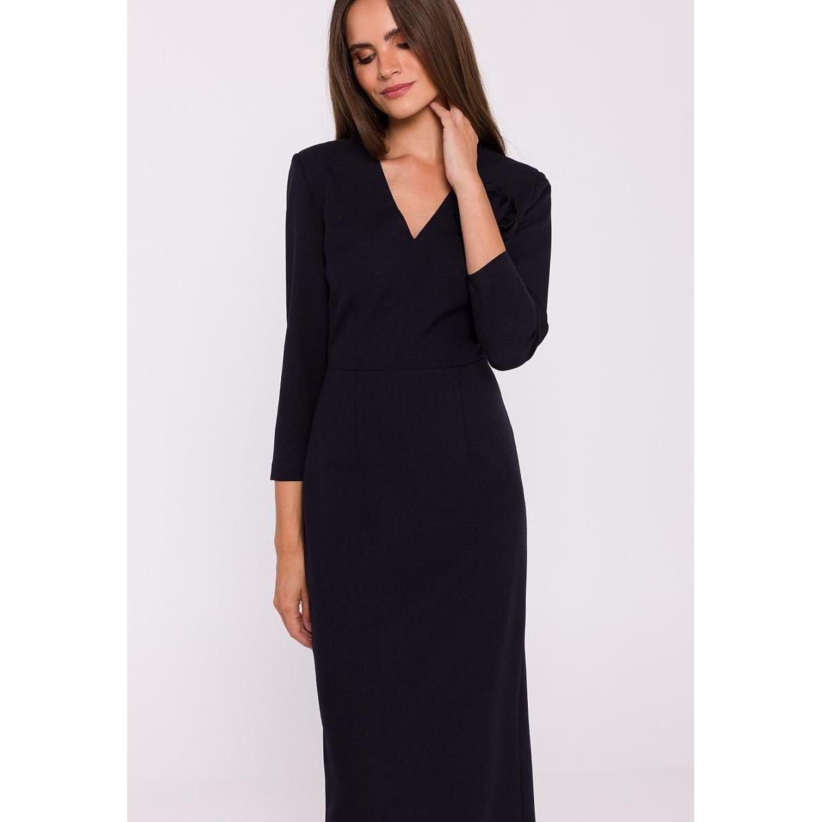 Stylove, Damen, Kleider, Alltagskleid, Schwarz, (XL)