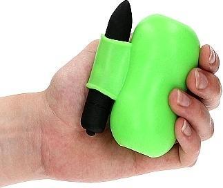 Actual product image Ouch! Vibrating Masturbator - Glow in the Dark
