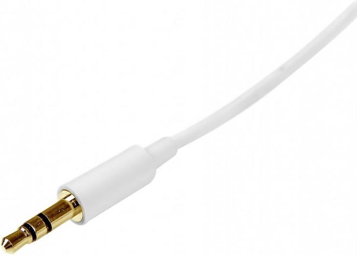 Image du produit StarTech Câble Audio Stéréo 3,5 mm Ultrafin (1 m, Câble AUX)
