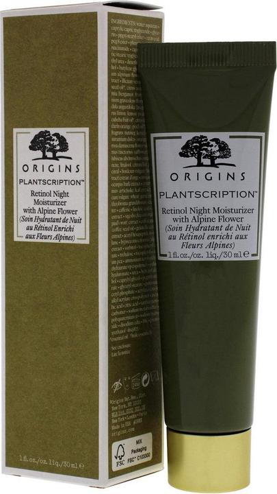 Actual product image Origins Plantscription - Retinol Night Moisturizer with Alpine Flower (30 ml, Night cream)