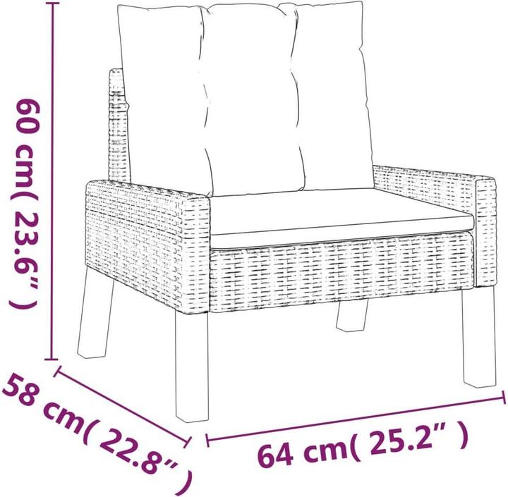 Produktbild vidaXL Garten Lounge Set