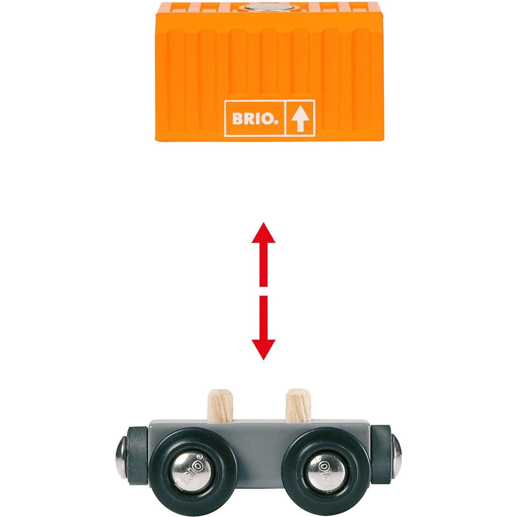 Thumbnail - Brio Güterzug mit drei Waggons