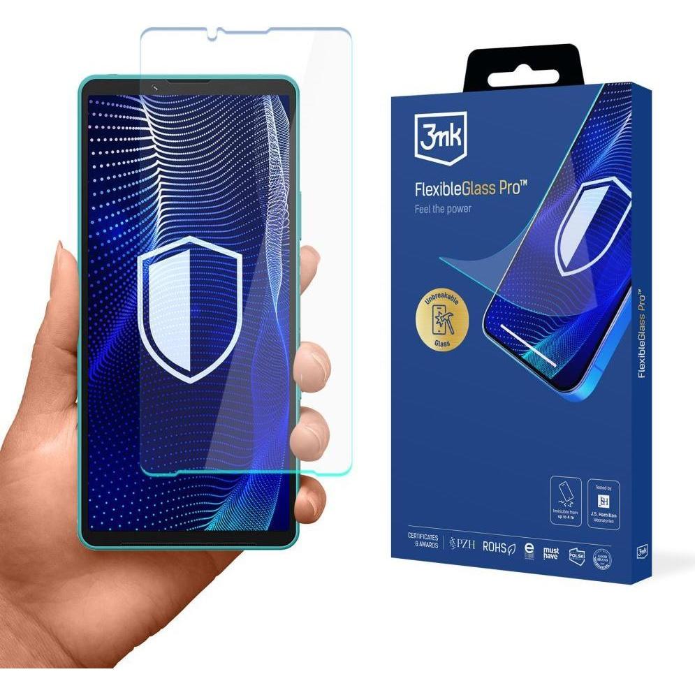 3MK Other goods FlexibleGlass Pro hybrid glass for Sony Xperia 10 VII (Sony Xperia 10 VII), Pellicola protettiva smartphone, Trasparente
