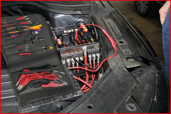 Produktbild KS Tools 150.0895 12/24V Diagnose Pruef- und Mess-Kabel-Satz 25-tlg