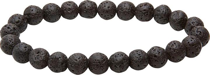 Immagine prodotto Leyda Bracciale Uomo Lava (20 cm, Pietra)