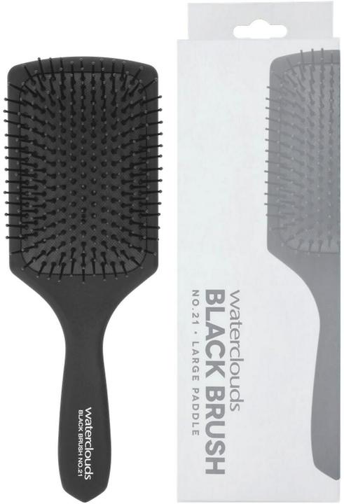 Actual product image Waterclouds Black Brush 21 Paddle bristle