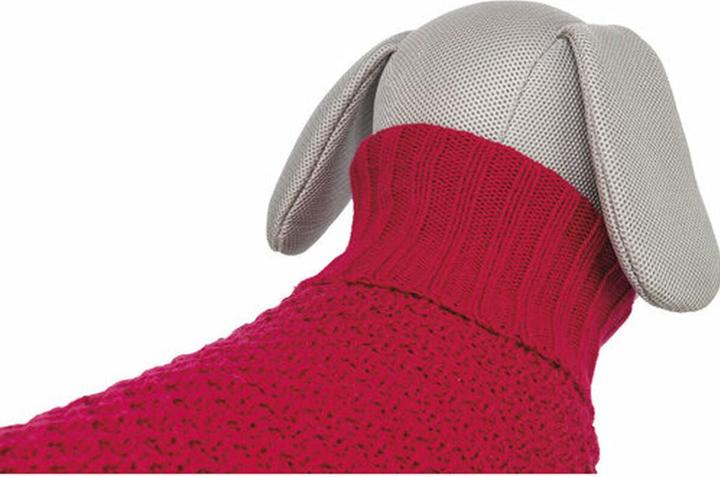 Actual product image Trixie Norwood pullover, XXS: 18 cm, red (XXS, Dog jumper)