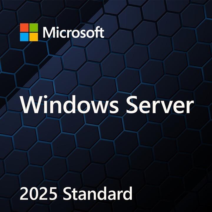 Actual product image Microsoft Windows Server Standard 2025 (EN) (1 User, unlimited)