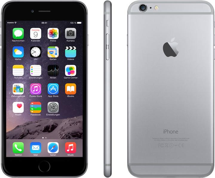 Produktbild Apple iPhone 6 Plus (64 GB, Silver, 5.50", Single SIM, 4G)