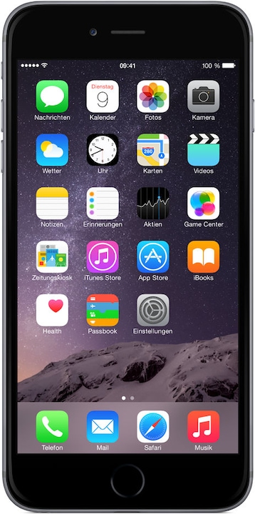 Apple iPhone 6 Plus (128 GB, Space Grey, 5.50", Single SIM, 8 Mpx, 4G)