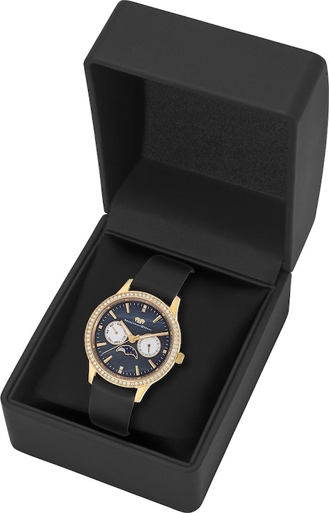 Produktbild Multifunktionen Amidala Echtleder Gelbgold - 34088 (Analoguhr, 38 mm)