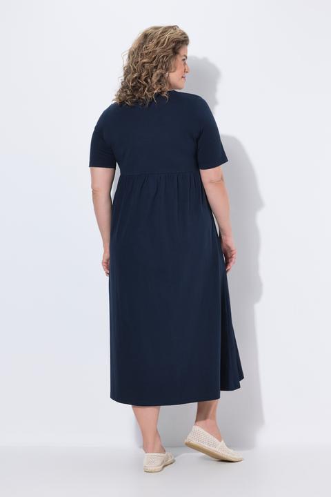 Produktbild Ulla Popken Maxikleid, Wickeloptik, V-Ausschnitt, Halbarm (46, 48)