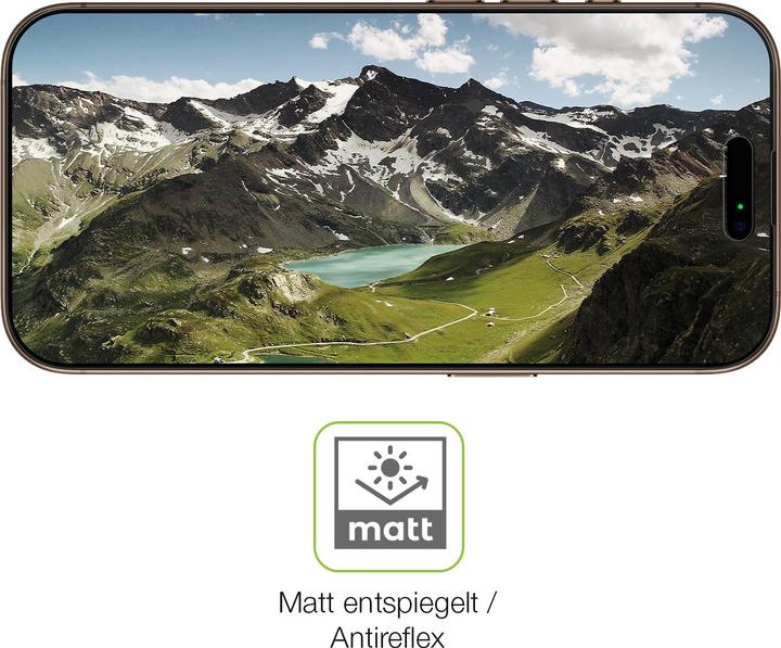 Produktbild Dipos Full Cover Schutzfolie Matt (1 Stk., Apple iPhone 16 Pro Max)