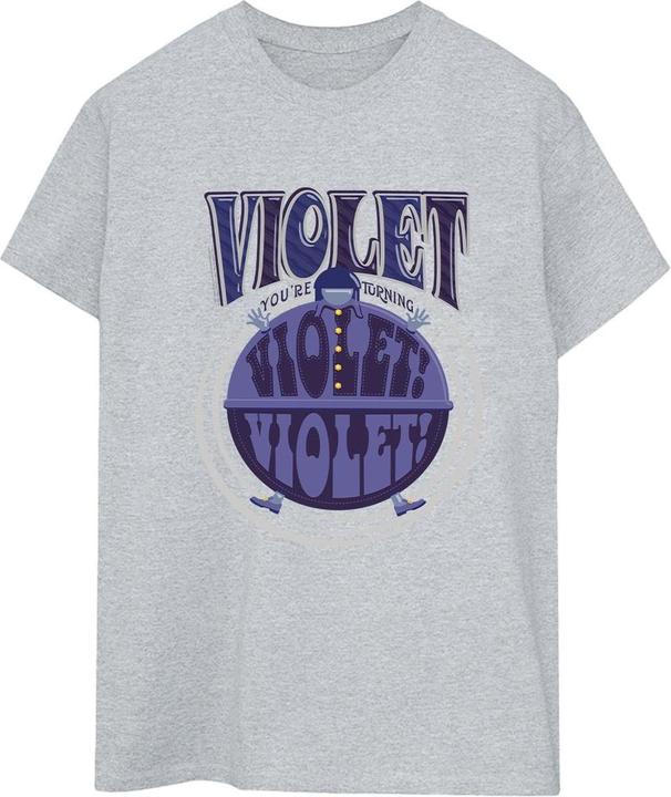 Produktbild Willy Wonka & the Chocolate Factory Violet Turning Violet TShirt (S)