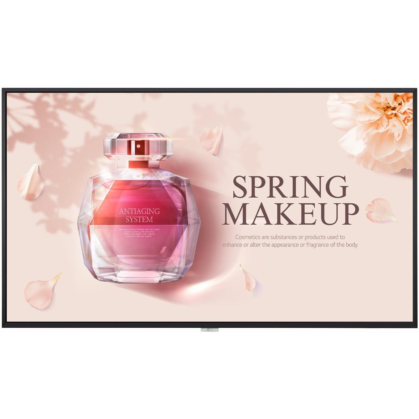 LG Public Display 49UH7J-H 49 (3840 x 2160 Pixel, 49"), Digital Signage, Schwarz