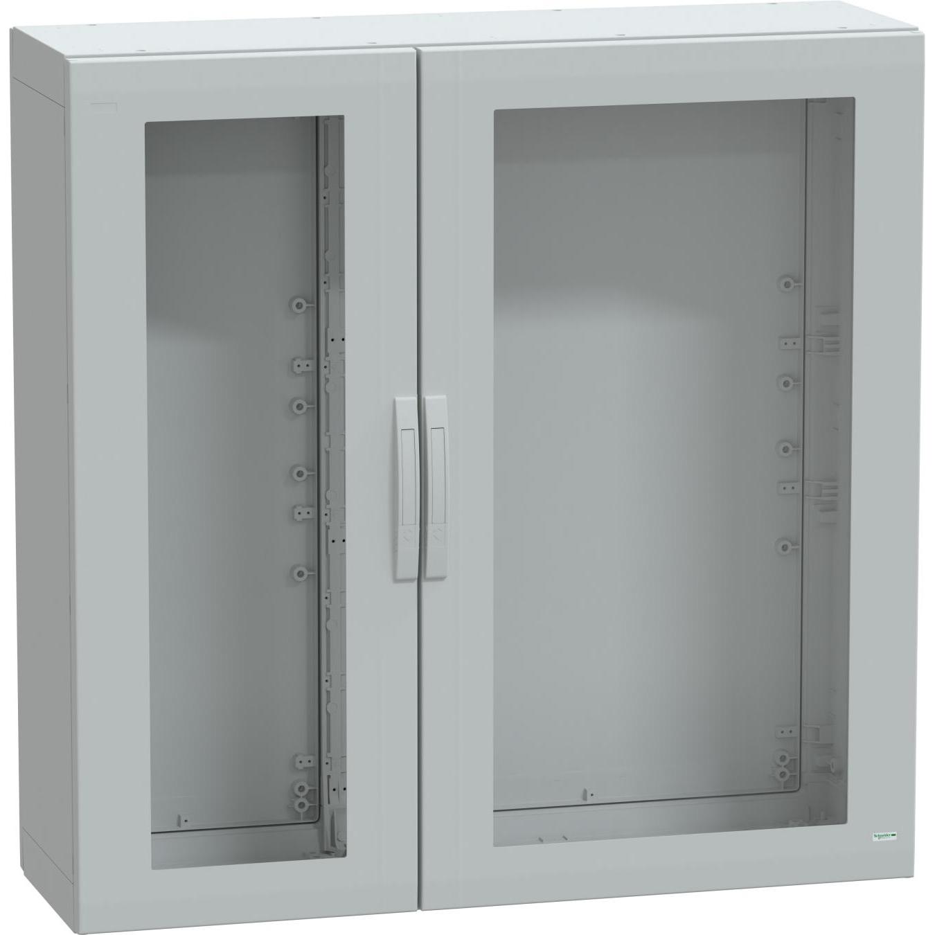 Schneider Electric, Verteilerschrank, Polyestergehäuse bodenst. PLA komplett NSYPLA12124TG