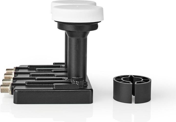 Produktbild Nedis LNB Quad Monoblock 6,0 ° Ausgangsanschluss: 4X F-Connector Rauschmass Bereich: 0.85 dB Konvers (Quad LNB)