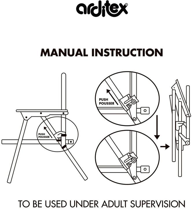 Immagine prodotto Arditex Sedia da giardino per bambini Barbie (Seggiolone)