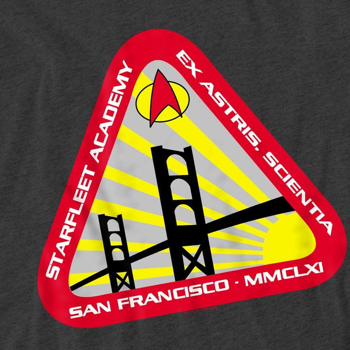 Actual product image Unisex Adult Starfleet Academy T-Shirt (S)