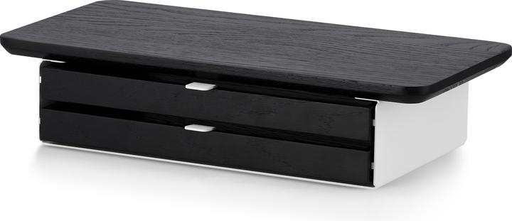 Image du produit Oakywood Étagère de bureau Mini support d'écran peu encombrant avec tiroir