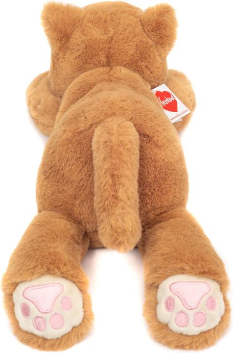 Actual product image Teddy Hermann Cat Kikki, approx. 35cm, heart child (11 cm)