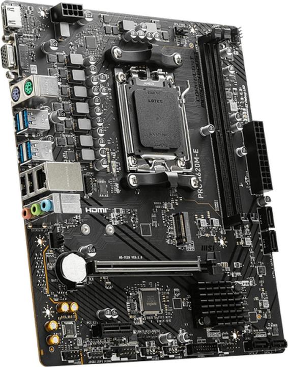 Produktbild MSI Pro A620M-E (AM5, AMD A620, mATX)