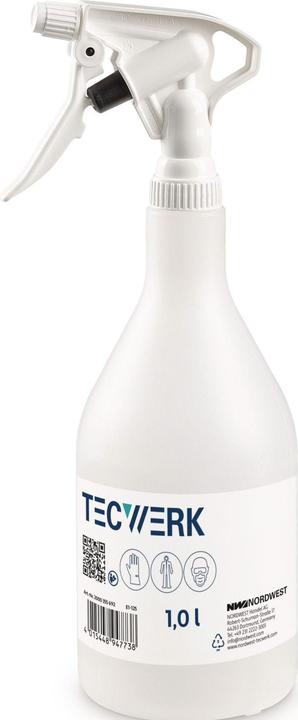 Actual product image Tecwerk Industrial atomizer hold capacity 1 l f.Light chemicals plastic (1 l)