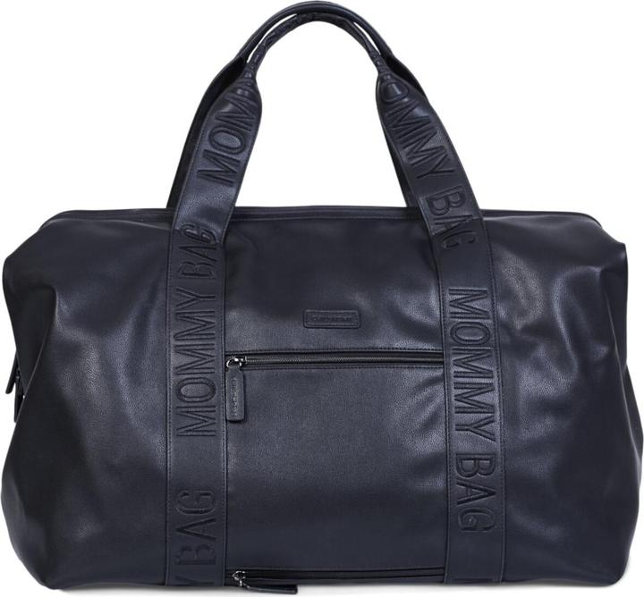 Image du produit Childhome Wickeltasche Mommy Bag Signatur Leder schwarz