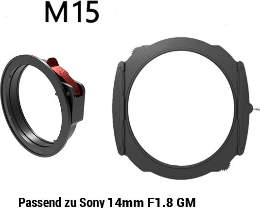 Produktbild Haida M15 Kit zu Sony 14mm f1.8 GM Objektiv (Magnet Filterhalter, 150 mm)