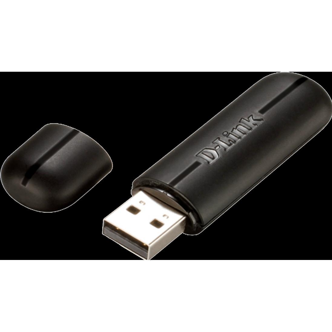 D-Link Dwa-125 (USB 2.0), Netzwerkadapter, Schwarz