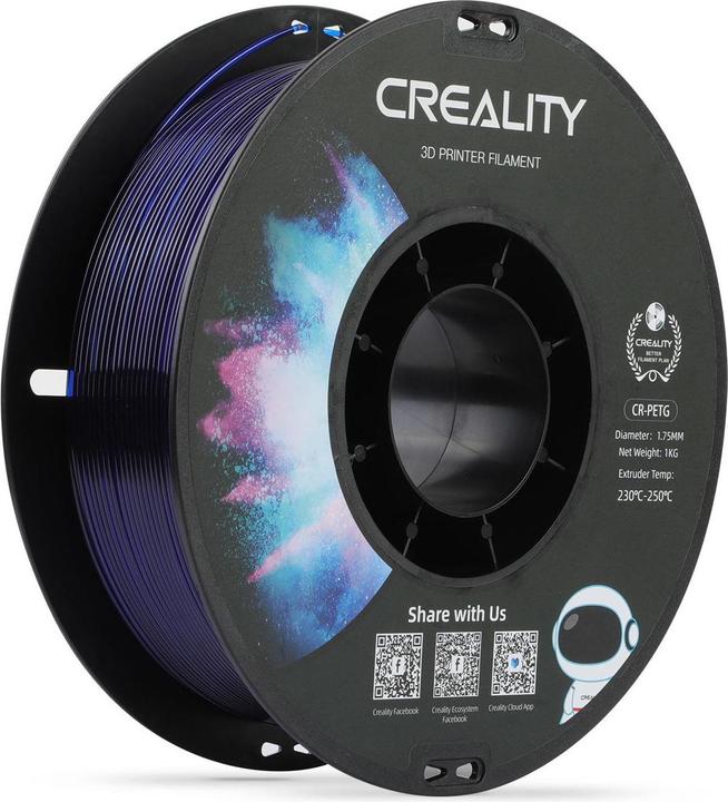 Actual product image Creality Filament (PETG, 1.75 mm, 1000 g, Blue)