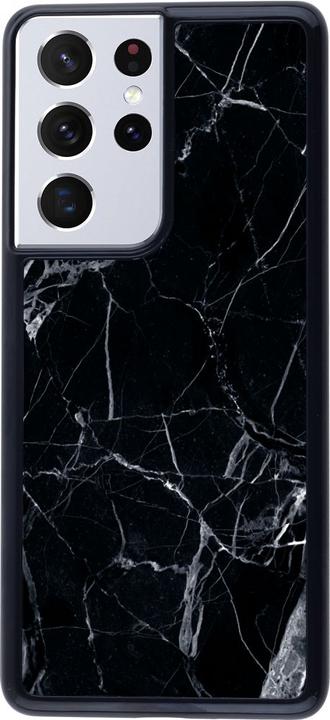 Produktbild PhoneLook Hülle Marble Black 01 (Samsung Galaxy S21 Ultra 5G)