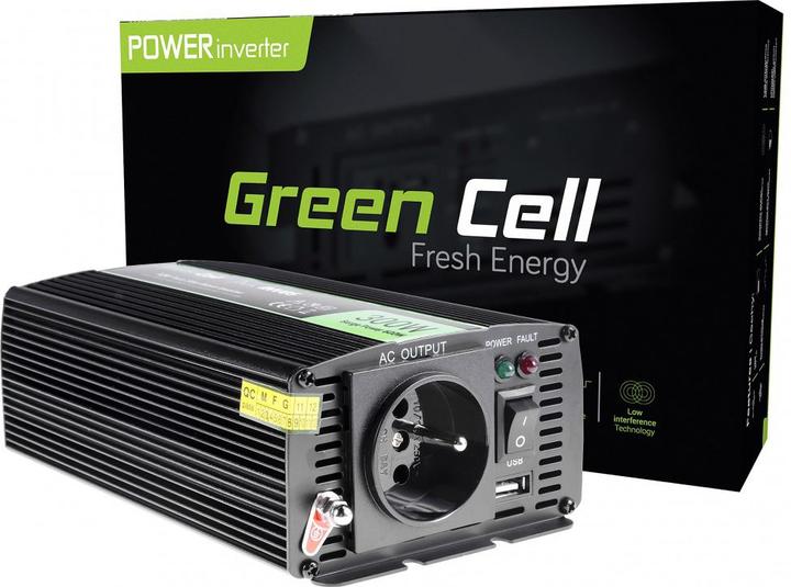 Immagine prodotto GreenCell Tensione Inverter auto 12V a 230V 300W
