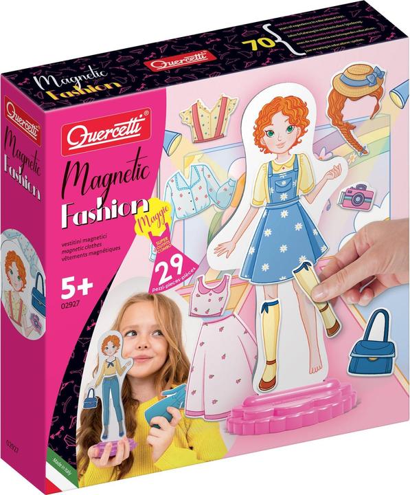 Actual product image Quercetti Maggie magnetic fashion (29 pieces)