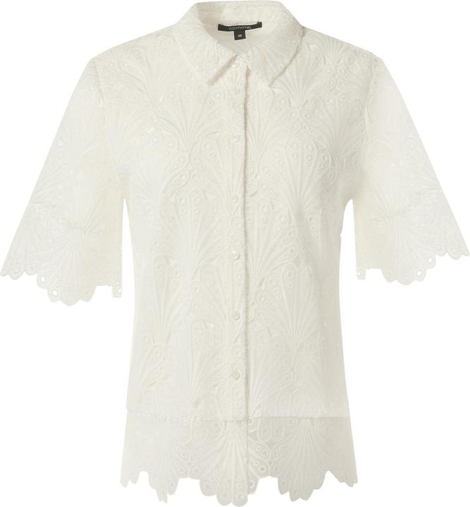 Produktbild Comma Bluse Boxy-Bluse aus Spitze mit Viskose-Futter (36)