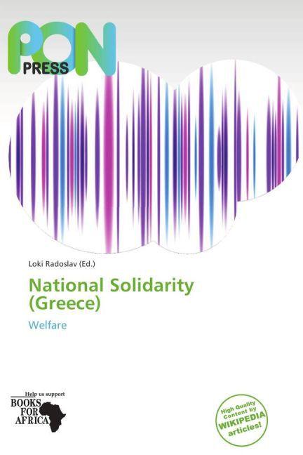 Produktbild National Solidarity (Greece) (Englisch, Loki Radoslav, 2011)