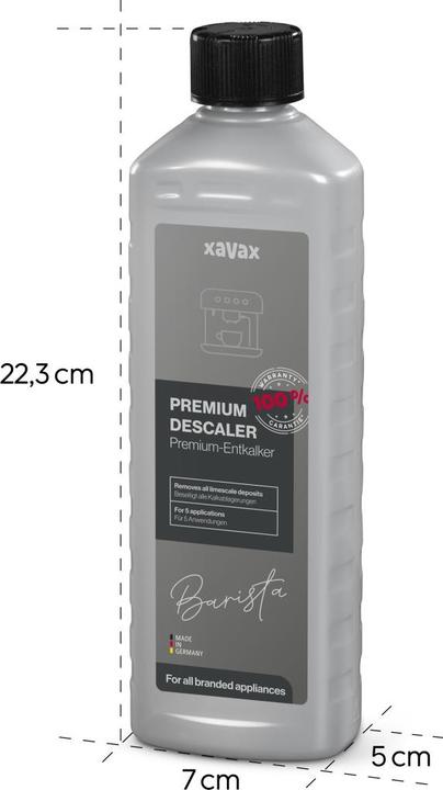 Produktbild Xavax Premium-Entkalker f. Kaffeevollautomaten flüssig m. Amidosulfonsäure, 500ml (500 ml)