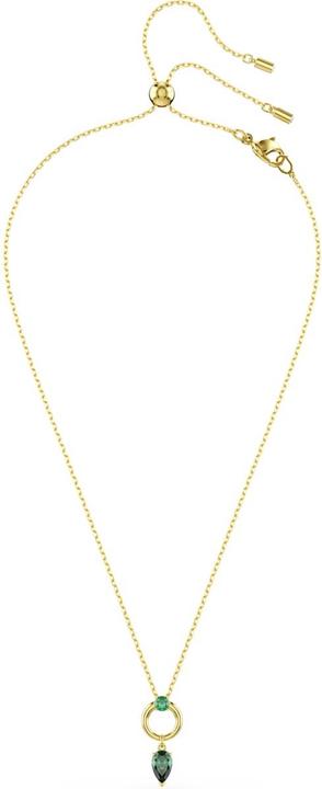 Produktbild Swarovski Mesmera Halskette Verschiedene Schliffe Grün Goldlegierungsschicht (Swarovski Metall)