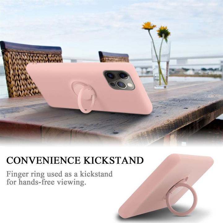 Immagine prodotto Cadorabo Custodia in silicone TPU Liquid Ring Cover (Apple iPhone 13)