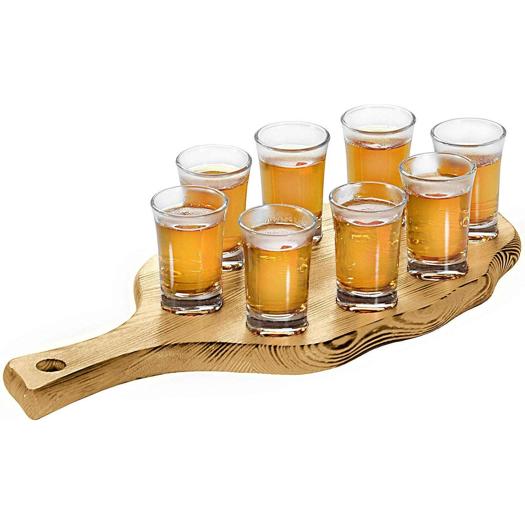 Kesper Schnapsglasträger mit 8 Gläsern, Cocktailgläser