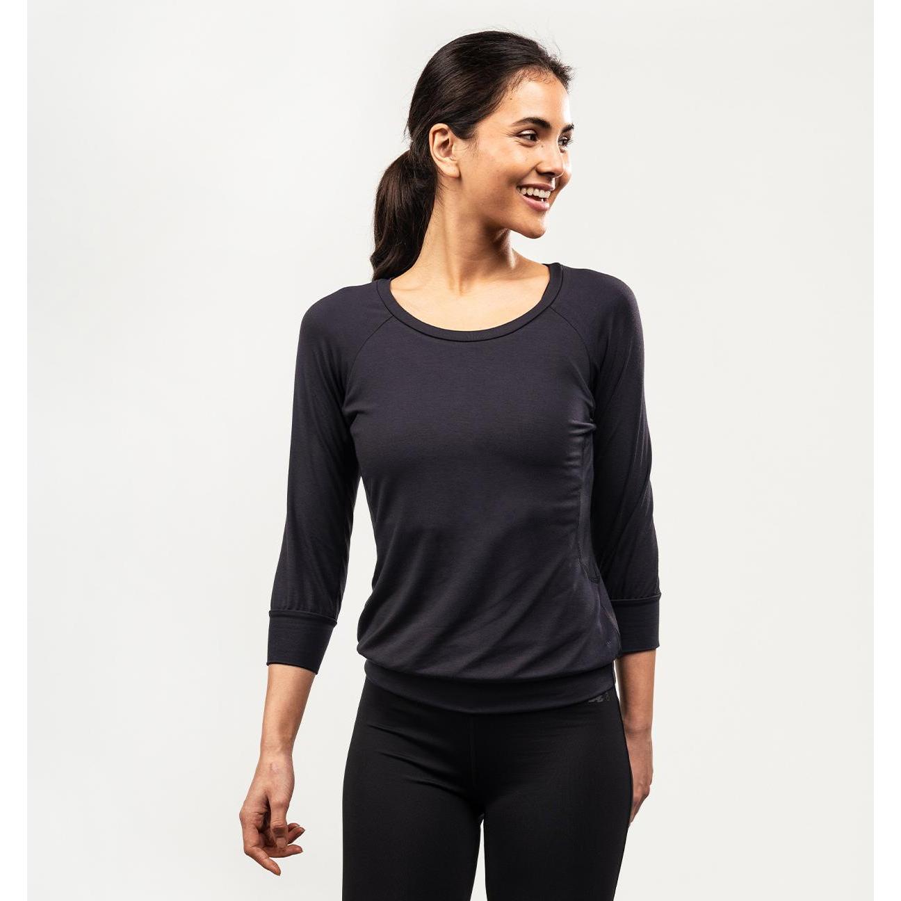 Thumbnail - Curare, Damen, Sportshirt, Midi FLOW Shirt (L), Blau, L