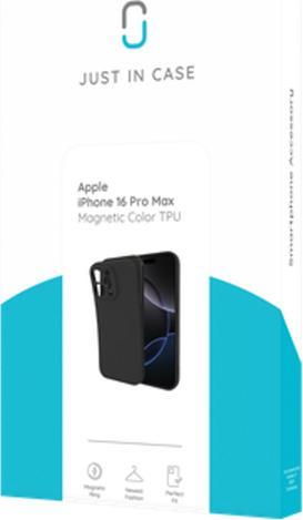 Immagine prodotto Just in Case Copertura posteriore in TPU nera magnetica per Apple iPhone 16 Pro Max (Apple iPhone 16 Pro Max)