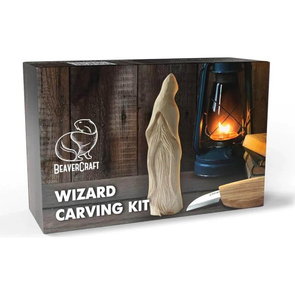 Thumbnail - Beaver Craft, Beitel + Handhobel, BeaverCraft Wizard Carving Hobby Kit
