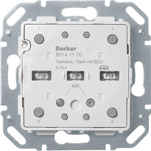 Berker Tastsensor-Modul 1fach 80141170 mit integ. Busankoppler KNX K.1, Automatisierung