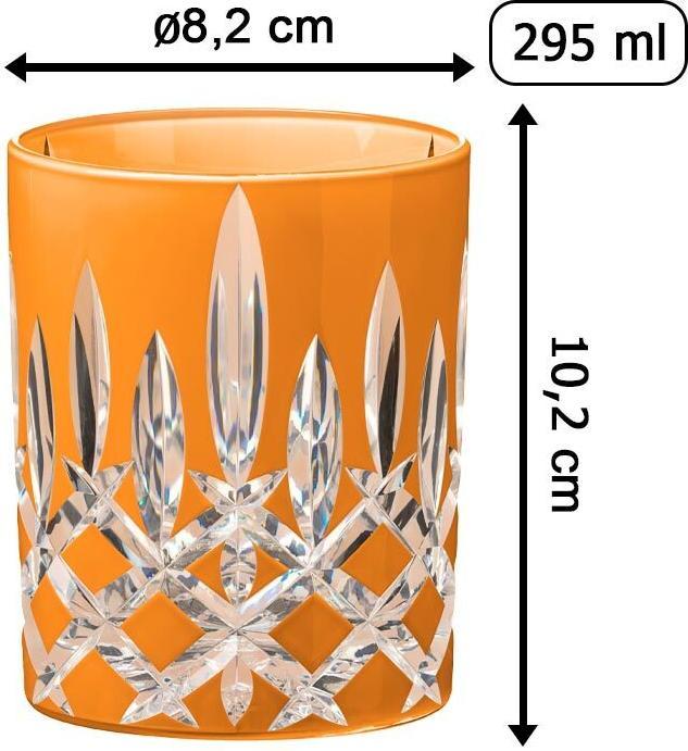 Actual product image Riedel Series LAUDON Tumbler Whisky tumbler Cocktail glass orange Capacity 295 ml (2.95 dl, 1 x, Whisky glass)