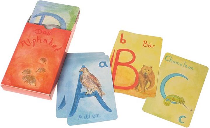 Actual product image Grimm's Alphabet, lowercase letters (German, English)